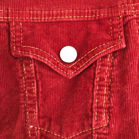 Gap Red Corduroy Jacket - Picture 5 of 8